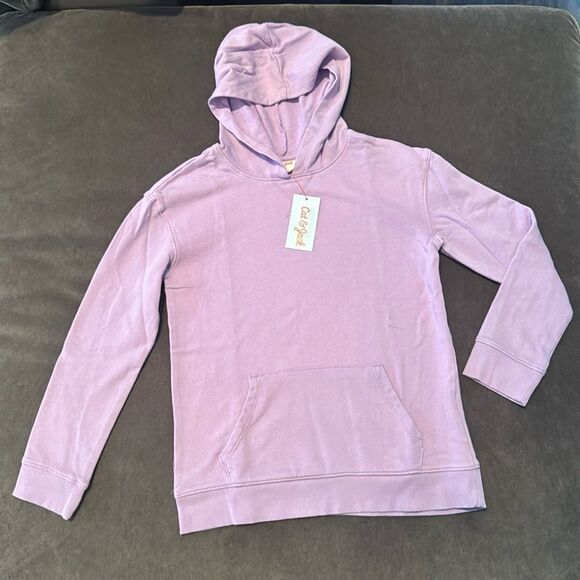 Cat & Jack Girl’s Light Purple Hoodie 100% Cotton Size M NWT - Picture 1 of 9